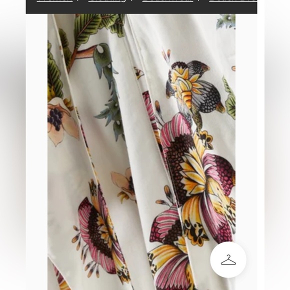 Agua bendita beck vareena floral halter maxi dress Size L, Vacation Summer - Picture 10 of 15